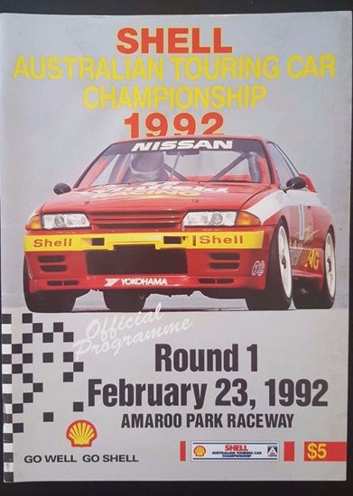 Picture of 1992 Australian Touring Car Championship Official Program Round 1 Amaroo Park