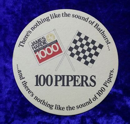 Picture of 100 Pipers Bathurst 1987 Drink Coaster