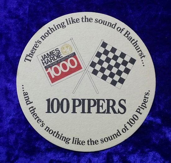 Picture of 100 Pipers Bathurst 1987 Drink Coaster