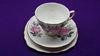 Picture of VINTAGE ROYAL VALE BONE CHINA TRIO TEA SET CUP SAUCER SIDE PLATE MADE IN ENGLAND