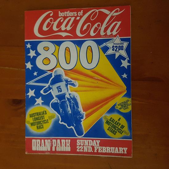 Picture of Coca Cola 800 1981 Oran Park Motorcycle Racing Program