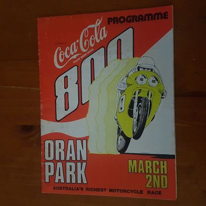 Picture of Coca Cola 800 1980 Oran Park Motorcycle Racing Program