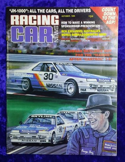 Picture of Racing Car News Magazine October 1986